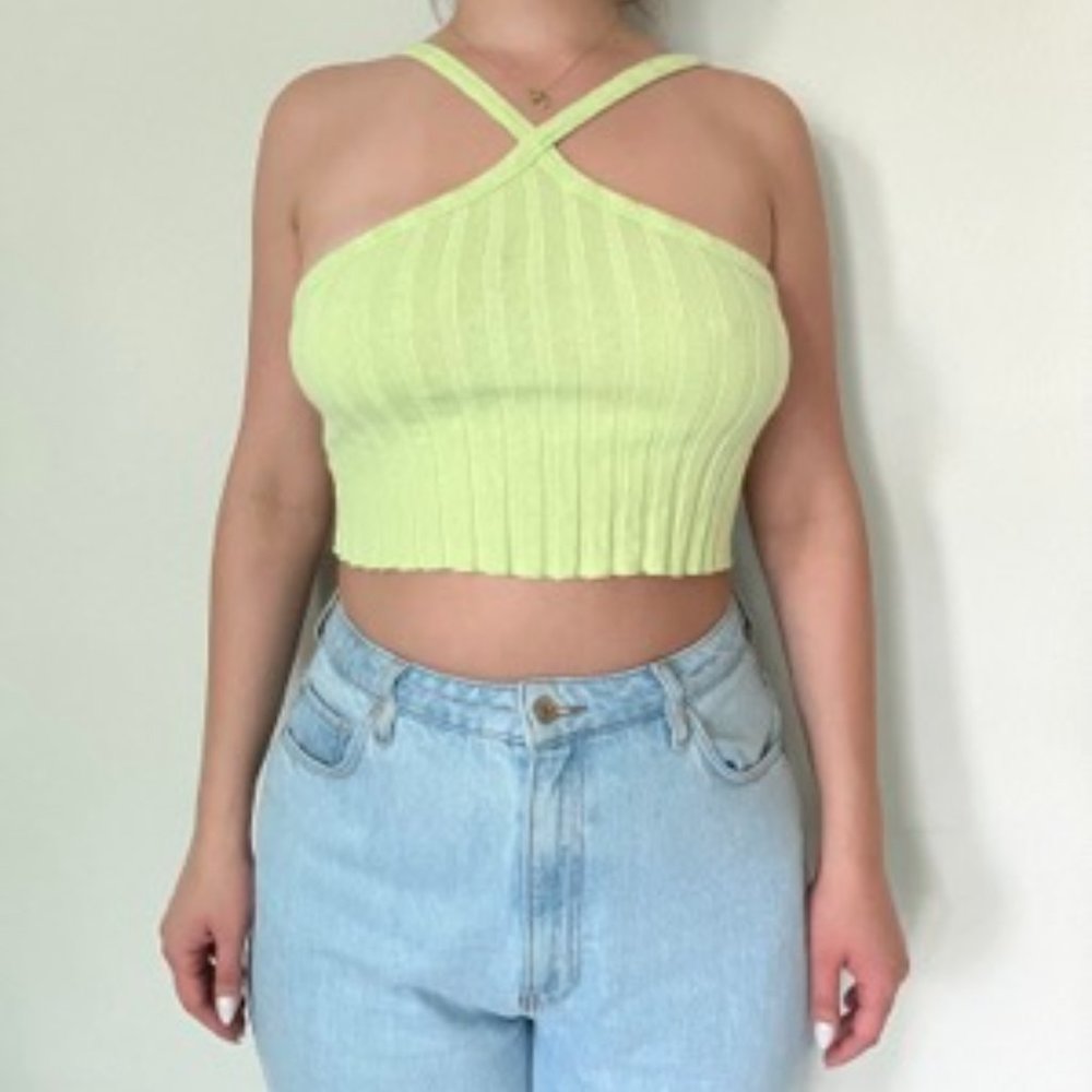 ZARA Lime Green Top